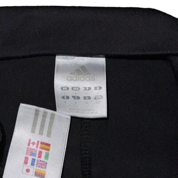 Adidas Workout Capris Black Climalite Stretch Yoga Pants - Picture 3 of 12